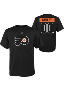 Gritty Philadelphia Flyers Youth Black Flat Third NN Player Tee