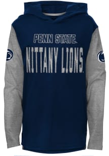 Penn State Nittany Lions Youth Navy Blue Heritage Hooded Long Sleeve Hoodie Shirt