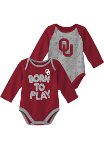 Oklahoma Sooners Baby Red Play Set 2PK One Piece