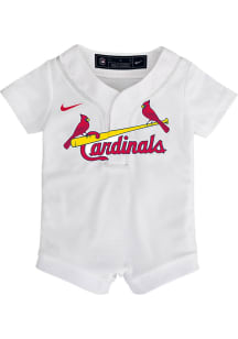 Nike St Louis Cardinals Baby White Home Replica Style Jersey Baseball Jersey