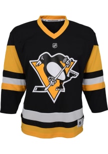 Pittsburgh Penguins Baby Black Replica Home Hockey Jersey