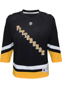 Pittsburgh Penguins Youth Black Replica Third Hockey Jersey