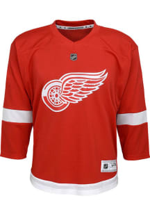 Detroit Boys Red Replica Home Hockey Jersey