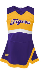 LSU Tigers Baby Purple Captain Jumper Sets Cheer Dress