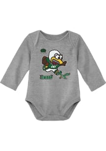 Swoop  Outer Stuff Philadelphia Eagles Baby Grey Retro Sizzle Long Sleeve One Piece