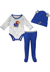 Kansas Jayhawks Infant Blue Dream Team Set Top and Bottom