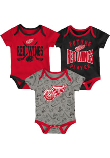 Detroit Red Wings Baby Red Full Power One Piece
