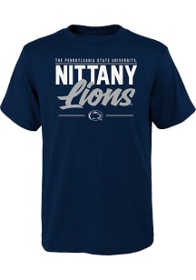 Penn State Nittany Lions Youth Black Institutions Slogan Short Sleeve T-Shirt