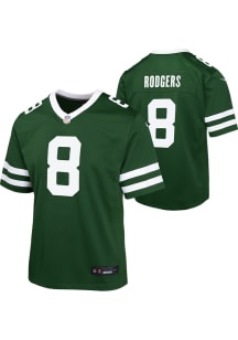 Aaron Rodgers New York Jets Youth Green Nike Home Replica Football Jersey