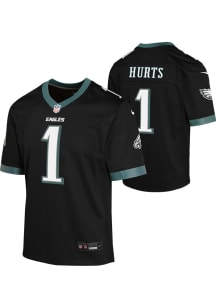 Jalen Hurts Philadelphia Eagles Youth Black Nike Alt Replica Football Jersey