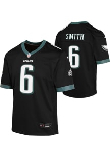Devonta Smith Philadelphia Eagles Youth Black Nike Alt 1 Replica Football Jersey