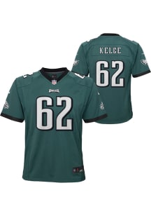 Jason Kelce Philadelphia Eagles Youth Teal Nike Home Replica Football Jersey