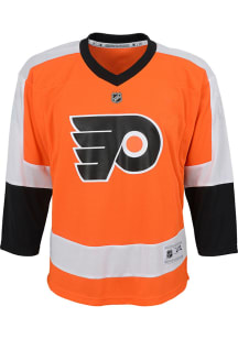 Philadelphia Boys Orange Replica Blank Home Design Hockey Jersey