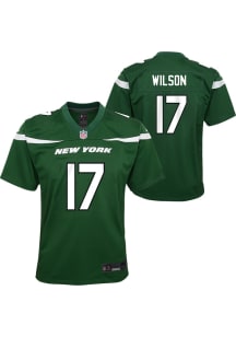 Garrett Wilson New York Jets Youth Green Nike Home Style Football Jersey