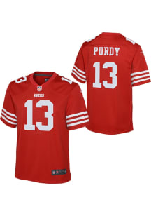 Brock Purdy San Francisco 49ers Youth Maroon Nike Home Replica Football Jersey