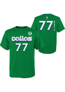 Luka Doncic Dallas Mavericks Youth Kelly Green NBA City Edition Player Tee