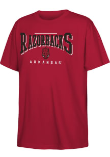 Mitchell and Ness Arkansas Razorbacks Youth Black Opportunity Short Sleeve T-Shirt