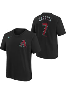 Corbin Carroll Arizona Diamondbacks Youth Black Name and Number Player Tee