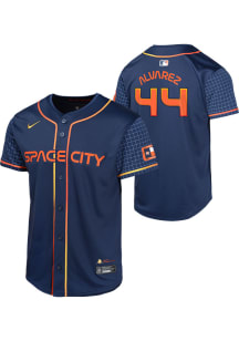 Yordan Alvarez  Nike Houston Astros Youth Navy Blue City Connect Limited Jersey