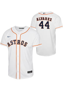 Yordan Alvarez  Nike Houston Astros Youth White Home Replica Jersey