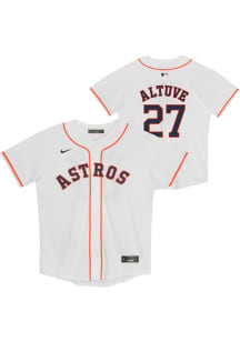 Jose Altuve  Houston Astros Boys White Home Game Baseball Jersey