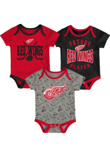 Detroit Red Wings Baby Red Total Strength One Piece
