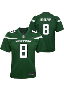 Aaron Rodgers New York Jets Youth Green Nike Home Style Football Jersey