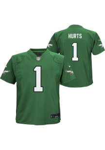 Jalen Hurts Philadelphia Eagles Baby Kelly Green Nike Alt. 2 Replica Football Jersey