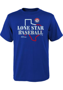Texas Rangers Youth Blue 2023 WS Part Closer Short Sleeve T-Shirt