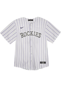 Nike Colorado Rockies Baby White Home Game Blank Jersey Baseball Jersey