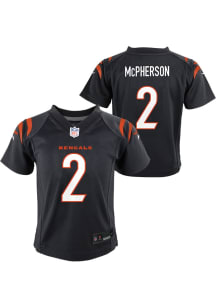 Evan McPherson Cincinnati Bengals Boys Black Nike Replica Football Jersey