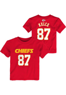Travis Kelce Kansas City Chiefs Infant Mainliner NN Short Sleeve Player T-Shirt Red