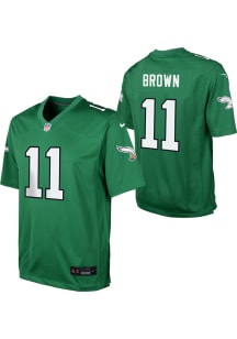 AJ Brown Philadelphia Eagles Youth Kelly Green Nike Alt 2 Replica Football Jersey