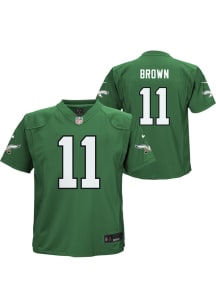 AJ Brown Philadelphia Eagles Boys Kelly Green Nike Alt 2 Replica Football Jersey