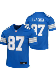 Sam LaPorta Detroit Lions Youth Honolulu Blue Nike Home Replica Football Jersey