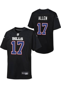 Josh Allen Buffalo Bills Youth Black Nike Game Football Jersey