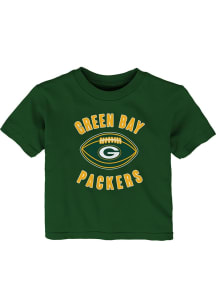 Green Bay Packers Toddler Green Little Kicker Short Sleeve T-Shirt