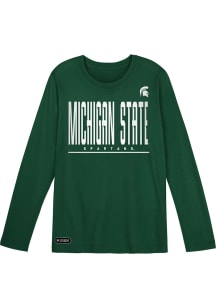 Michigan State Spartans Boys Green Pumped Up Long Sleeve T-Shirt