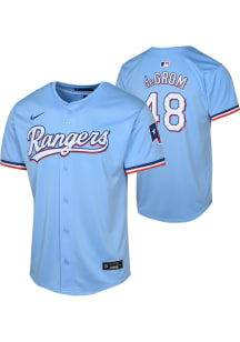 Jacob DeGrom  Nike Texas Rangers Youth Light Blue Alt Limited Jersey