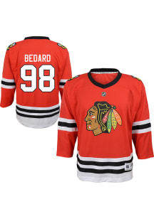 Connor Bedard  Chicago Blackhawks Baby Red Home Replica Hockey Jersey