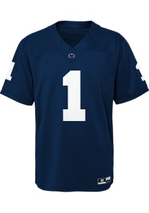 Penn State Nittany Lions Boys Navy Blue Replica Football Jersey