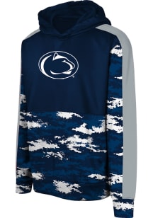Penn State Nittany Lions Youth Navy Blue Pro Drill Long Sleeve Hoodie