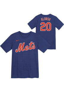 Pete Alonso New York Mets Youth Blue Home NN Player Tee