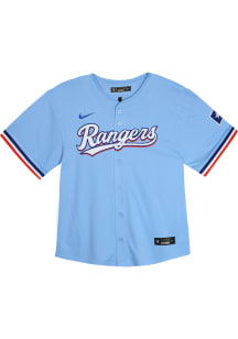 Nike Texas Rangers Toddler Light Blue Alt. 1 Limited Blank Jersey