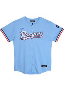 Nike Texas Rangers Boys Light Blue Alt. 1 Limited Blank Baseball Jersey