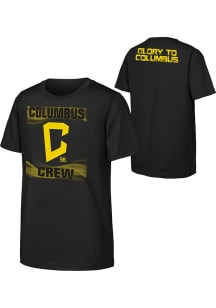 Columbus Crew Youth Black Misty Field Short Sleeve T-Shirt