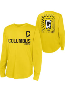 Columbus Crew Youth Yellow Midfield Maestro Long Sleeve T-Shirt