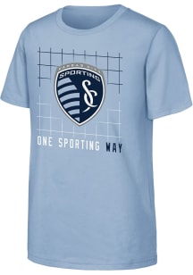 Sporting Kansas City Youth Light Blue In The Net Short Sleeve T-Shirt
