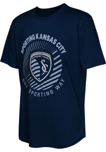 Sporting Kansas City Youth Navy Blue Shinning Moment Short Sleeve T-Shirt
