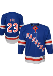 Adam Fox  New York Rangers Toddler Blue Premier Home Jersey Hockey Jersey